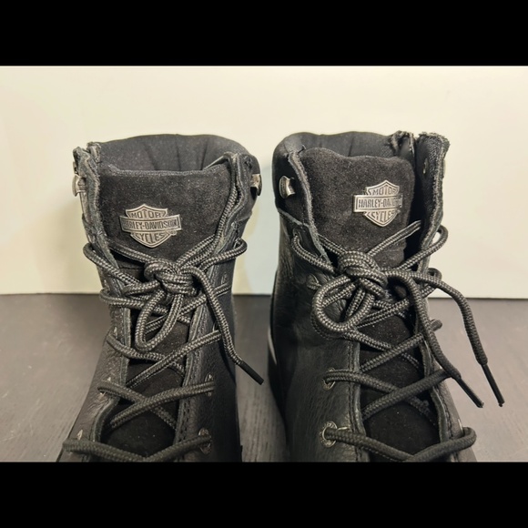Harley Davidson Chipman Leather Motorcycle Riding Boots Black Mens 11 main image 15